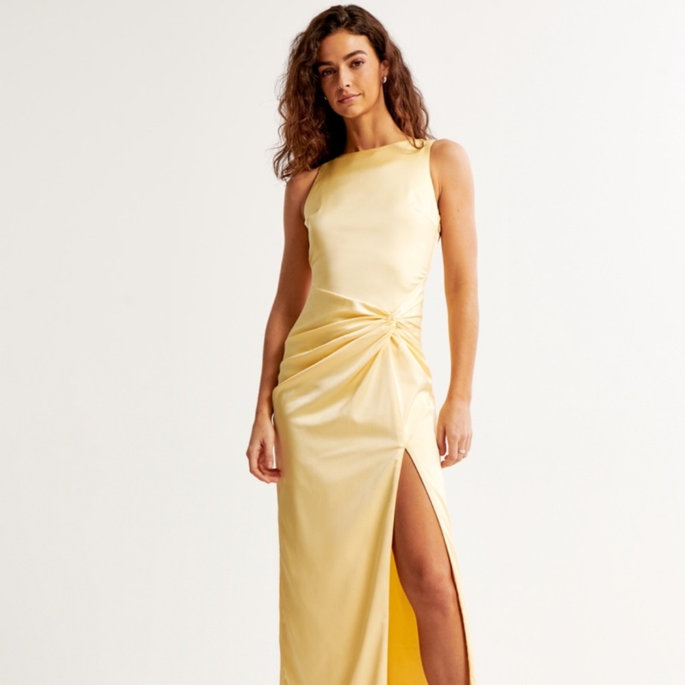Draped Skirt Maxi Dress